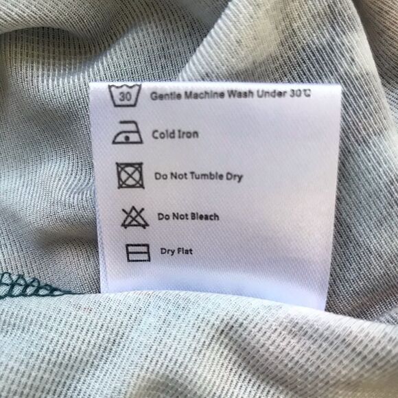 Miusey Green Graphic Rose Floral Print Asymmetrical Tank Top - Picture 6 of 6